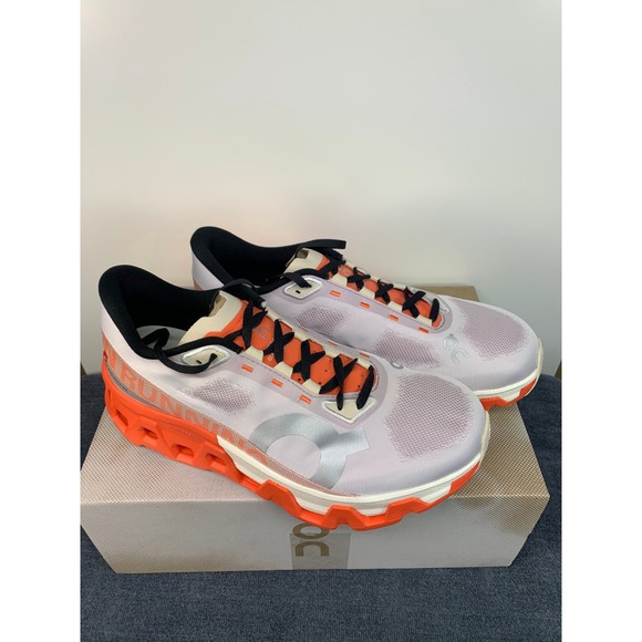 On Cloudmonster Hyper Mens 9.5 Mauve Flame Running Shoes 3ME10131906 NIB - Picture 4 of 12